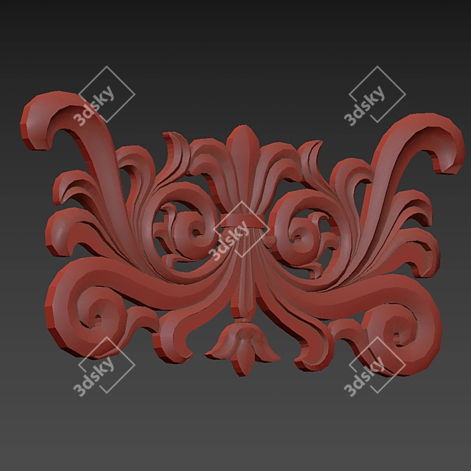 Luxury Ornament Design Software 3D model image 6