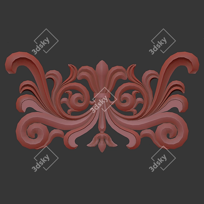 Luxury Ornament Design Software 3D model image 7