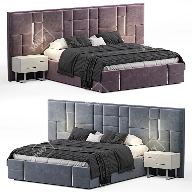 Modern Chelsea Bed 2015 Version 3D model image 1