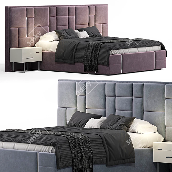 Modern Chelsea Bed 2015 Version 3D model image 4