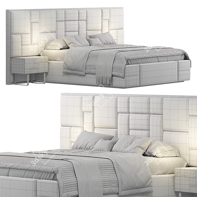 Modern Chelsea Bed 2015 Version 3D model image 6