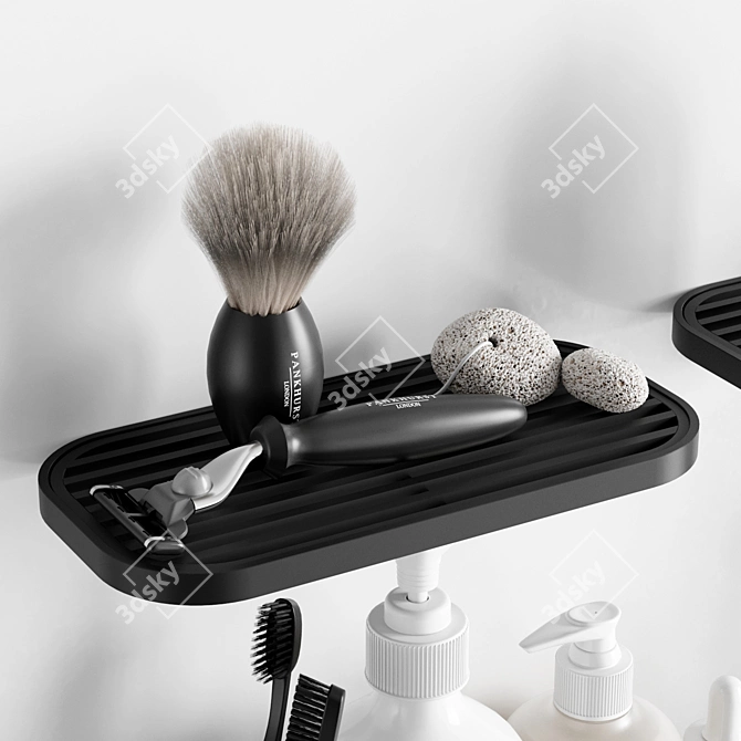 Modern Dornbracht Accessories Set 3D model image 6