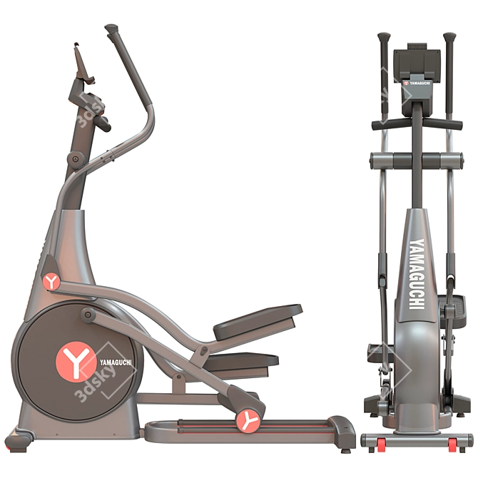 YAMAGUCHI Elliptic Cross Trainer 3D model image 4