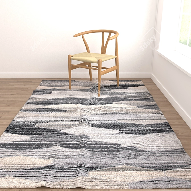 Versatile Carpet Collection with Various Textures 3D model image 2