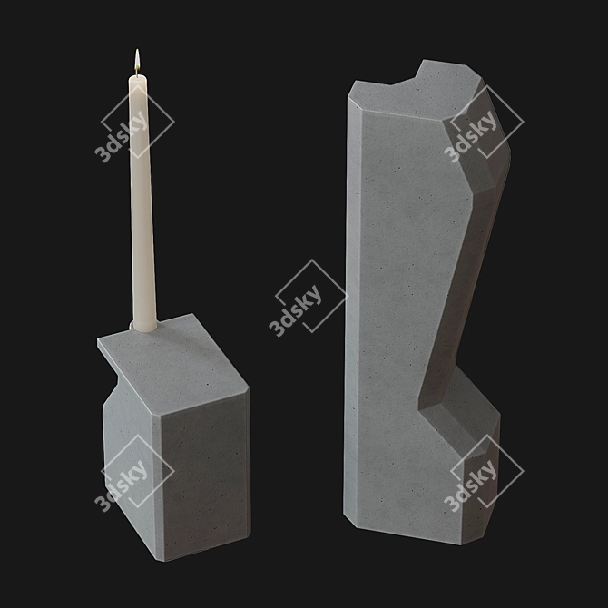 Booroom Edition Solaris Candles 3D model image 6