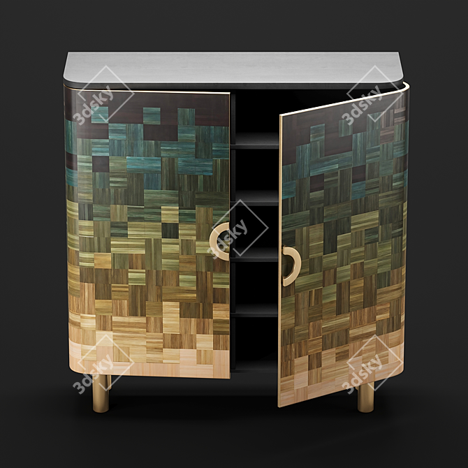 Forest Power Cabinet - Natura Collection 3D model image 2