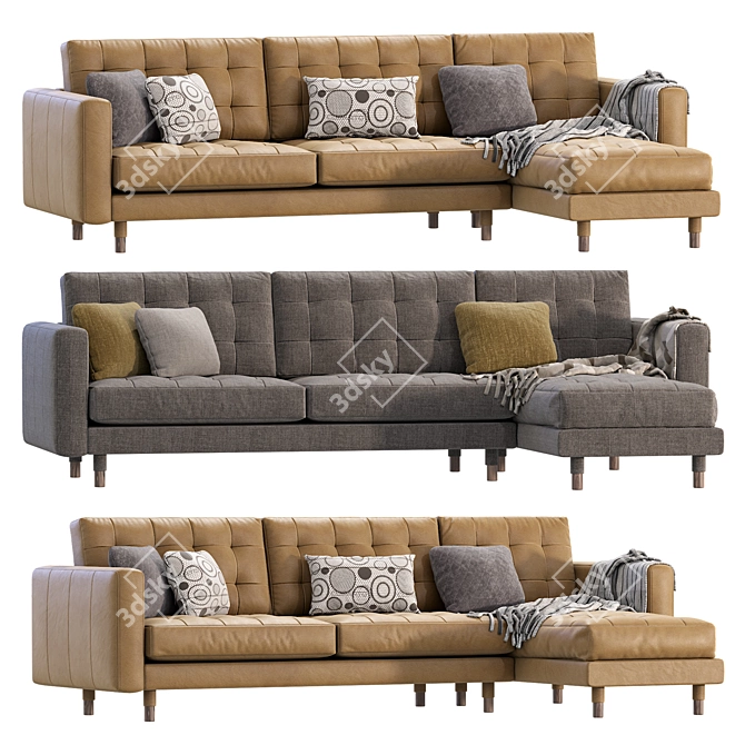 Elegant MORABO Sofa for Home 3D model image 2