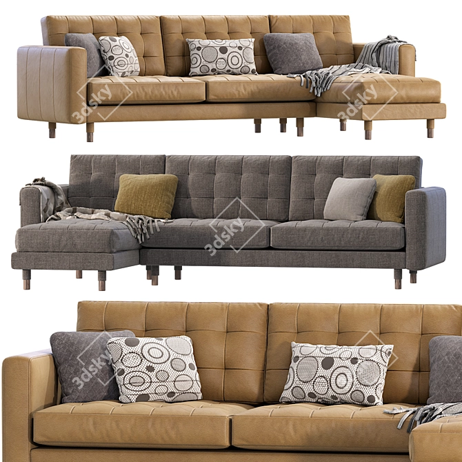 Elegant MORABO Sofa for Home 3D model image 4