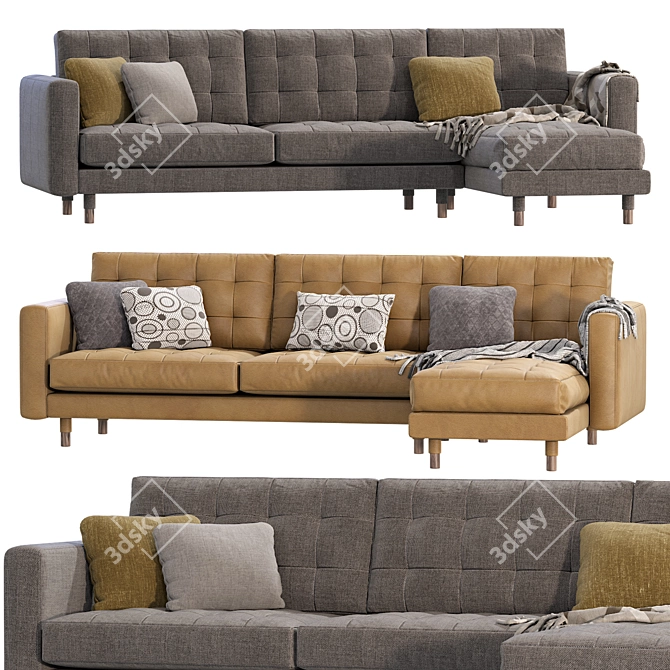 Elegant MORABO Sofa for Home 3D model image 5