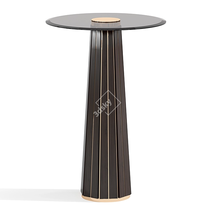 Elegant Darian Bar Table 3D model image 6