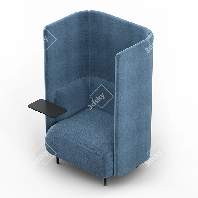 Ergonomic Office Chair Pedrali BuddyHub 3D model image 3