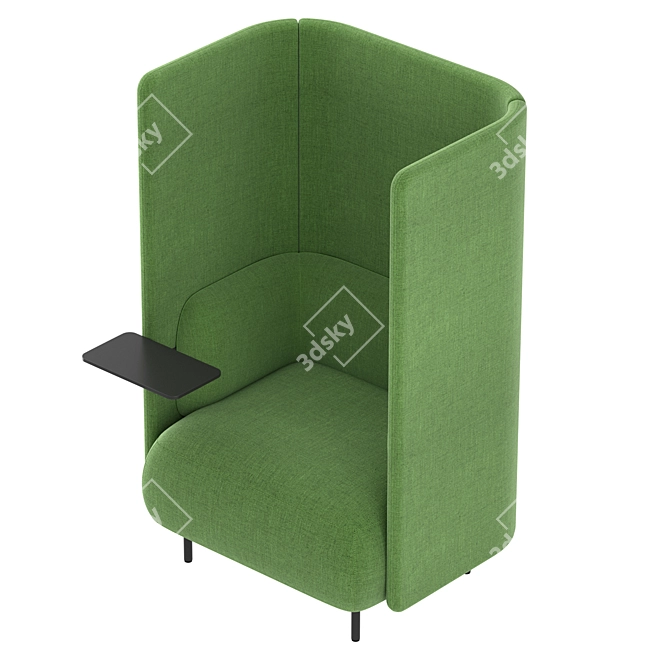 Ergonomic Office Chair Pedrali BuddyHub 3D model image 8