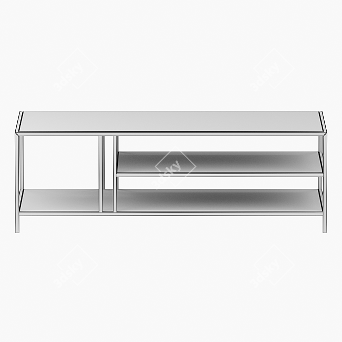 Contemporary Profile Coffee Table - Modern Design 3D model image 4