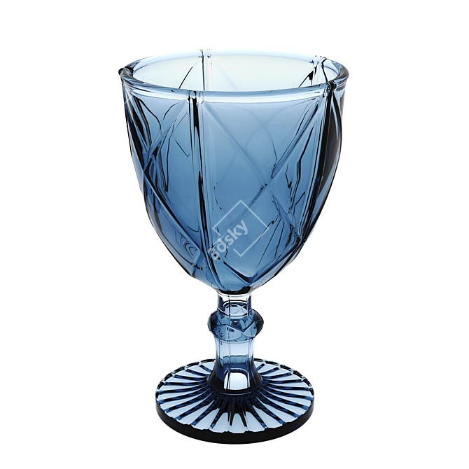 Elegant Glassware Set 3D model image 3