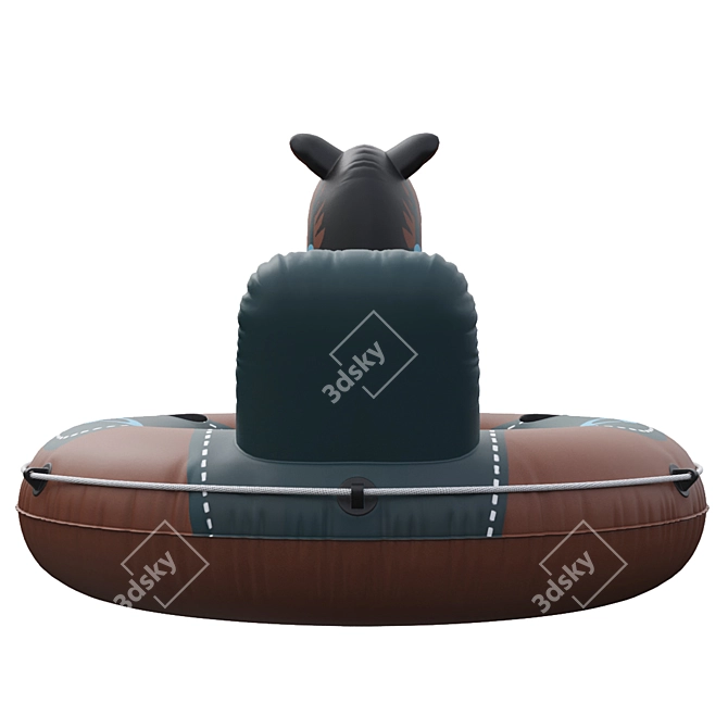 Luxury Horse Pool Float 3D model image 3