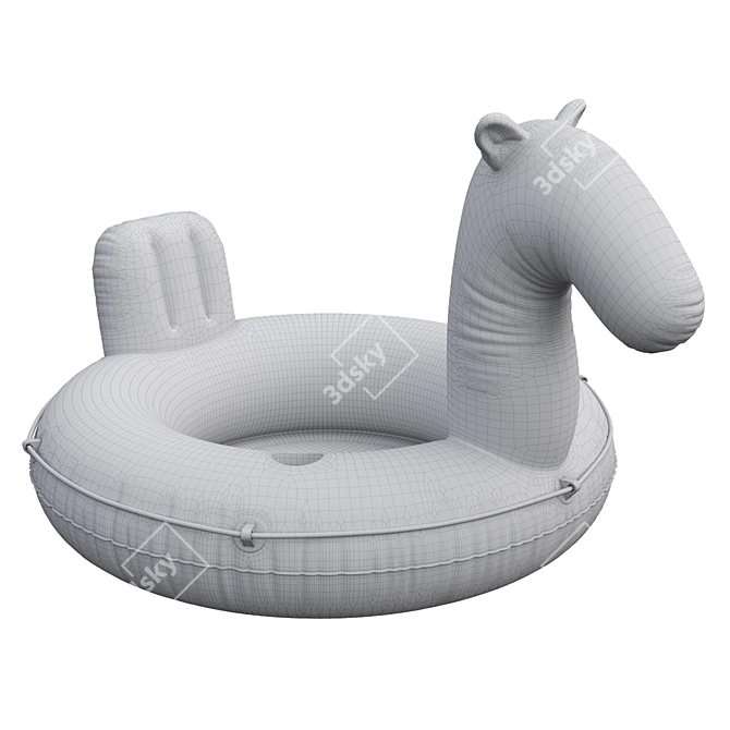 Luxury Horse Pool Float 3D model image 4