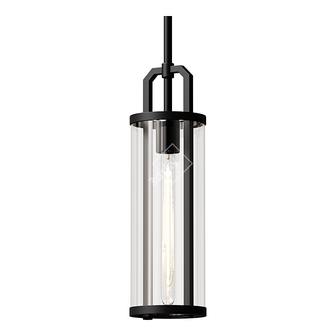 Bouillant Cylinder Pendant Light 3D model image 1