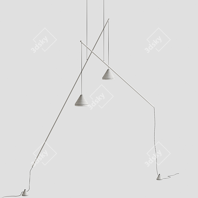 Modern Design Pendant Light Fixture 3D model image 3