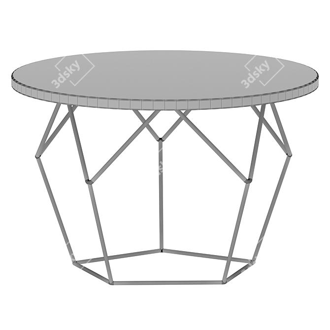 Modern Origami Style Coffee Table 3D model image 3