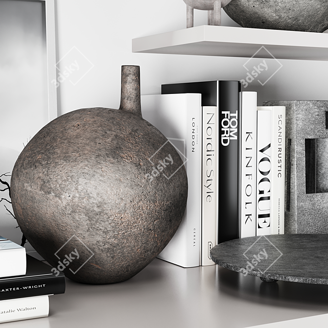 Luxury Home Decor Set 3D model image 4