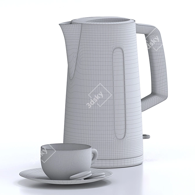 BOSCH Infusion Kettle with 3 Colors 3D model image 7