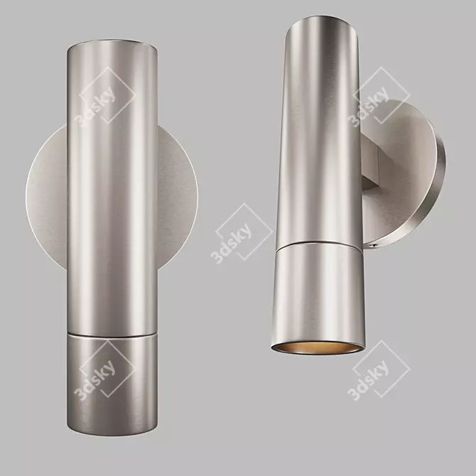 Modern ALC LED Wall Sconce 3D model image 3