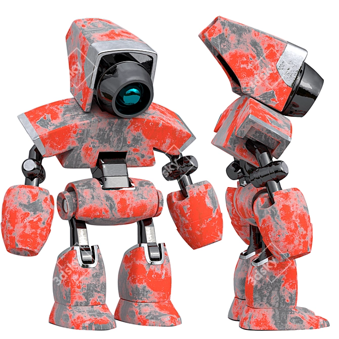 Adorable Robot 2014 Model 3D model image 1