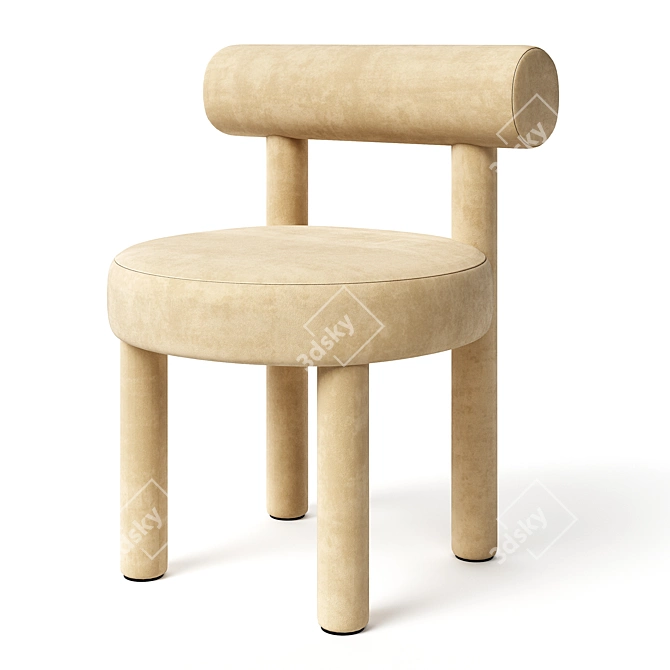 Modernist Kids Chair Duo 3D model image 2