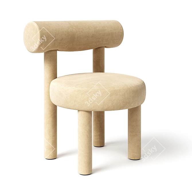 Modernist Kids Chair Duo 3D model image 3