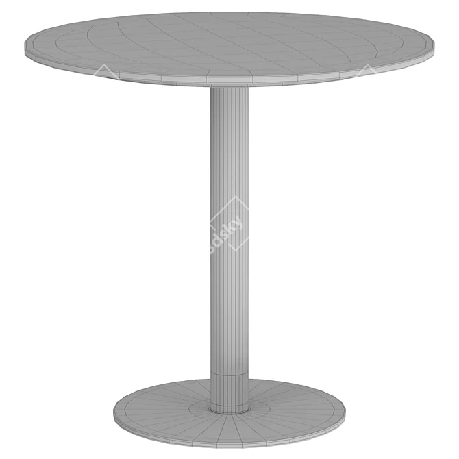 Elegant Dining Table TREVOR 3D model image 2