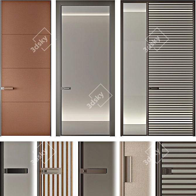  Stylish Rimadesio Doors Collection 3D model image 15