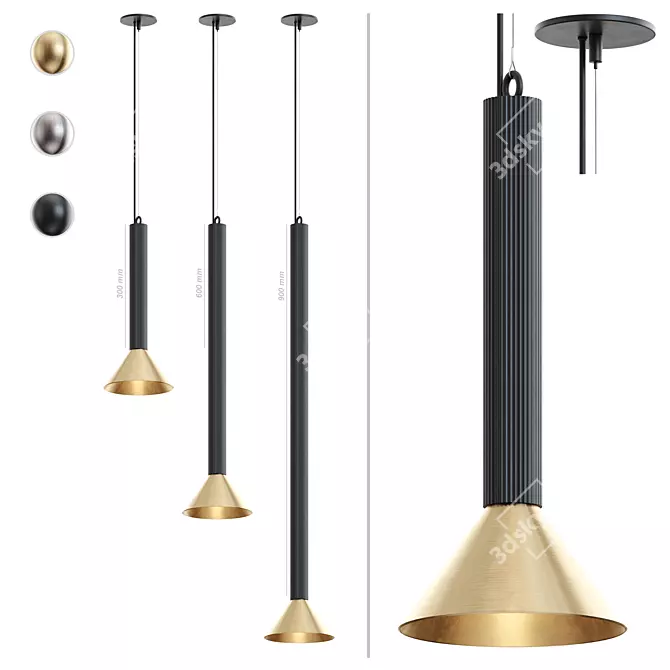 Modular Lighting Instruments EXTRUDED Set 3D model image 1