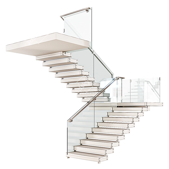 Modular Staircase Collection 3D model image 6