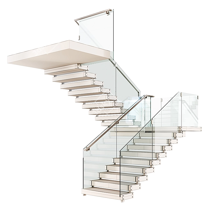 Modular Staircase Collection 3D model image 7