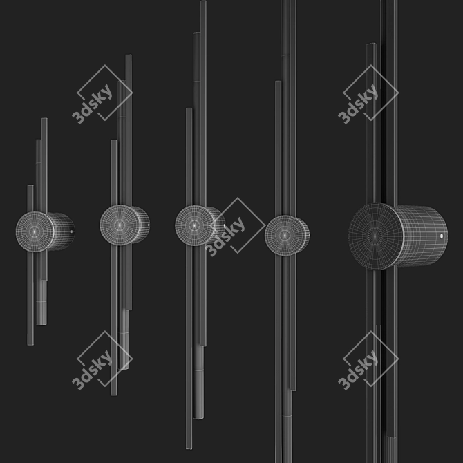 Contemporary LED Wall Light TINUS 3D model image 3