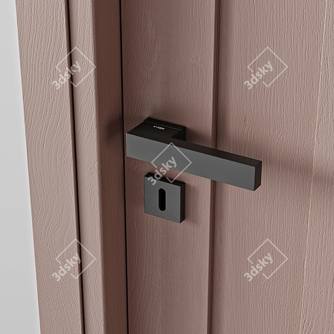 Modern Interior Doors Collection 3D model image 5