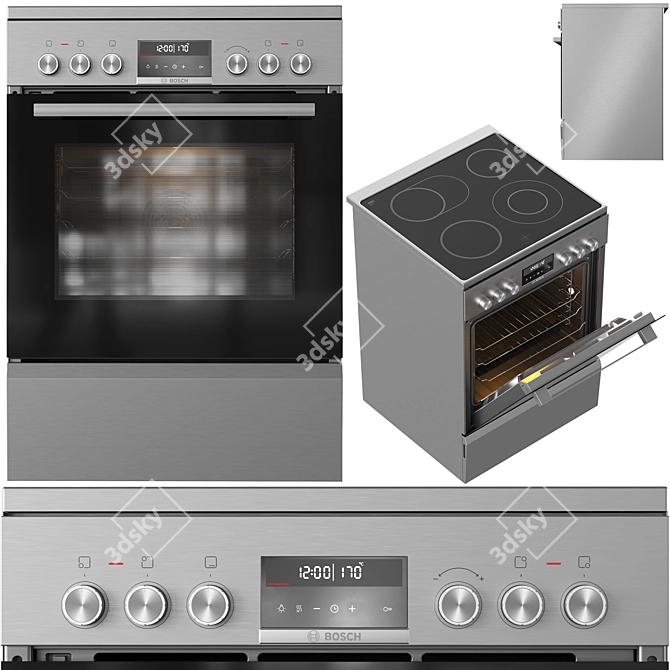 Bosch Collection: High-Resolution Appliance Set 3D model image 3