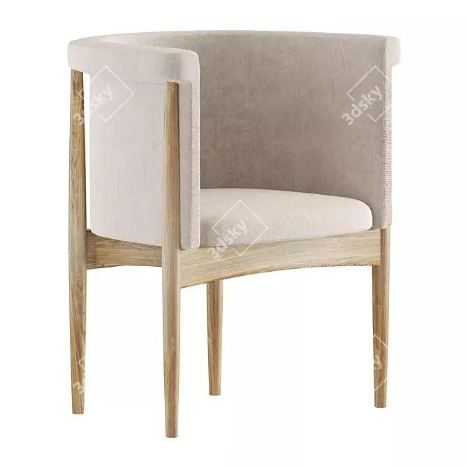 Modern Stool Design "Jona 3D model image 1