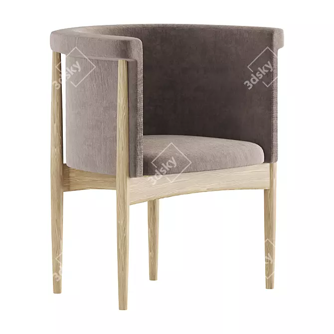 Modern Stool Design "Jona 3D model image 2