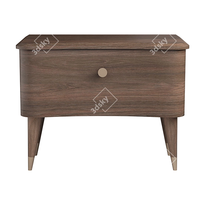 Nutty Marble Bedside Table 3D model image 3