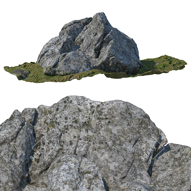 Landscaping Stone Set - 3D Models 3D model image 1