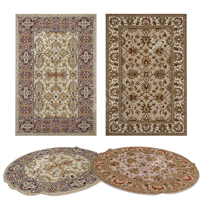 Versatile Rug Set for 3D 3D model image 1