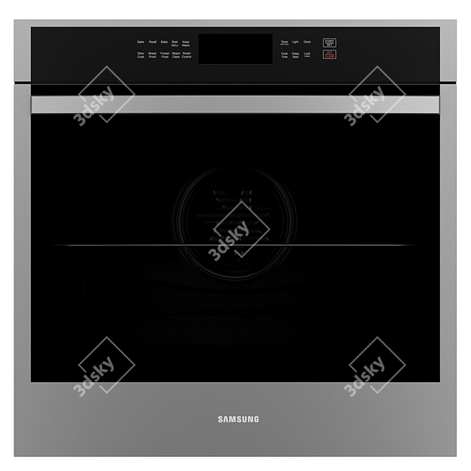 Samsung Electric Wall Ovens Set 3D model image 2