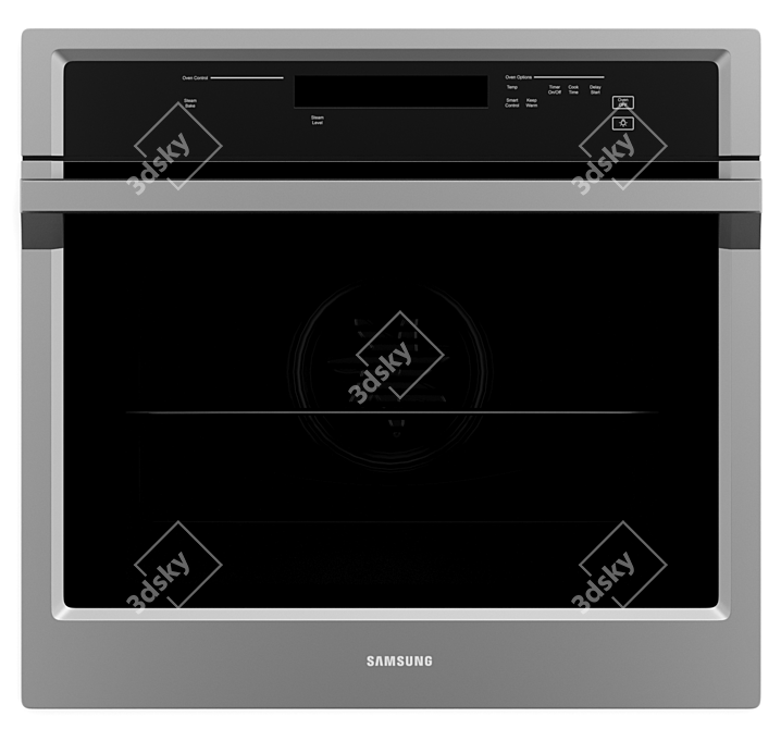 Samsung Electric Wall Ovens Set 3D model image 4