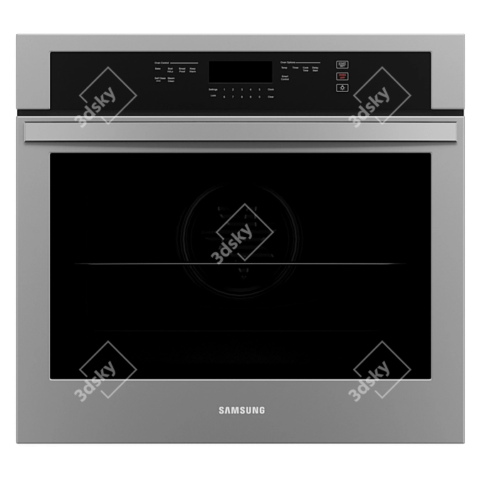 Samsung Electric Wall Ovens Set 3D model image 8