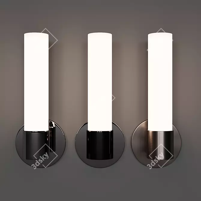 Modern SABRE II LED Wall Light 3D model image 2