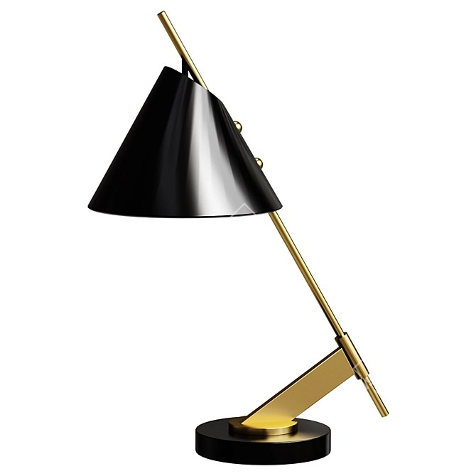 Modern Jenkins Table Lamp 3D model image 1