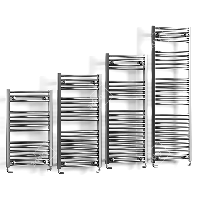 Orion Towel Rail Sizes: 80-150cm 3D model image 2