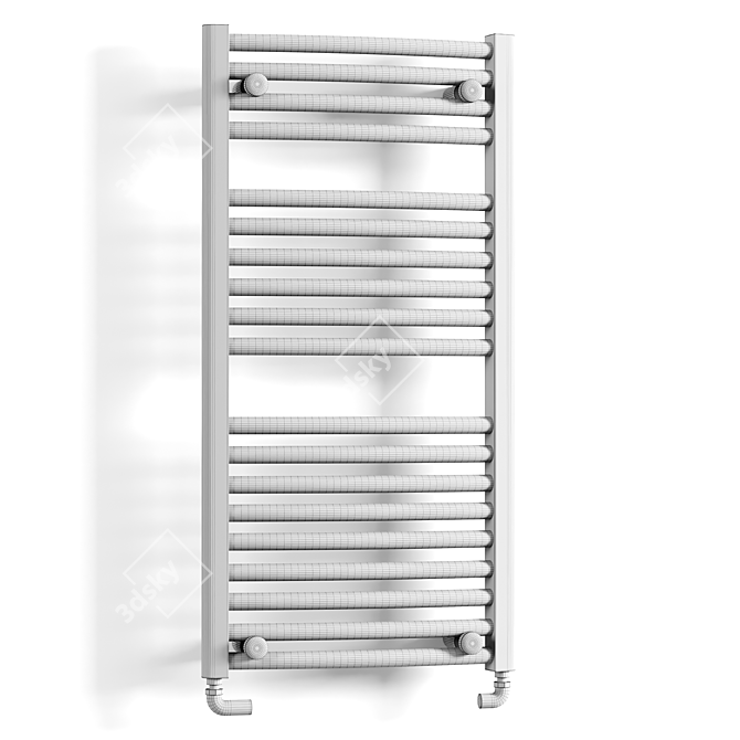 Orion Towel Rail Sizes: 80-150cm 3D model image 3