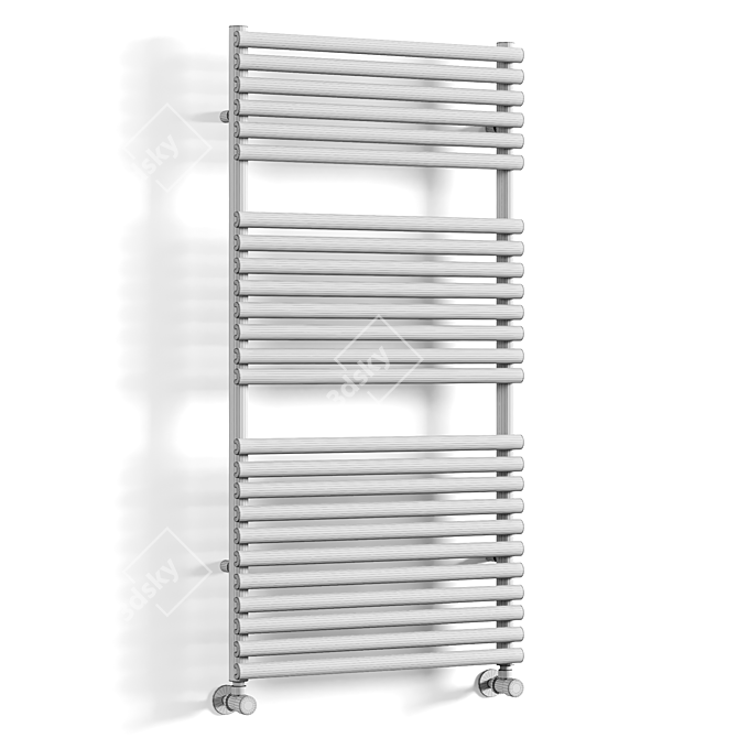 VULCANO T Towel Rail Options 3D model image 3